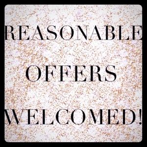 Reasonable Offers Accepted